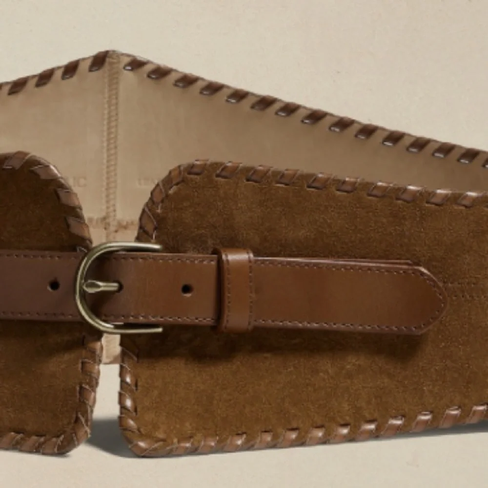 NWT BANANA REPUBLIC MARIYA WHIPSTITCH CORSET BELT - Picture 4 of 5